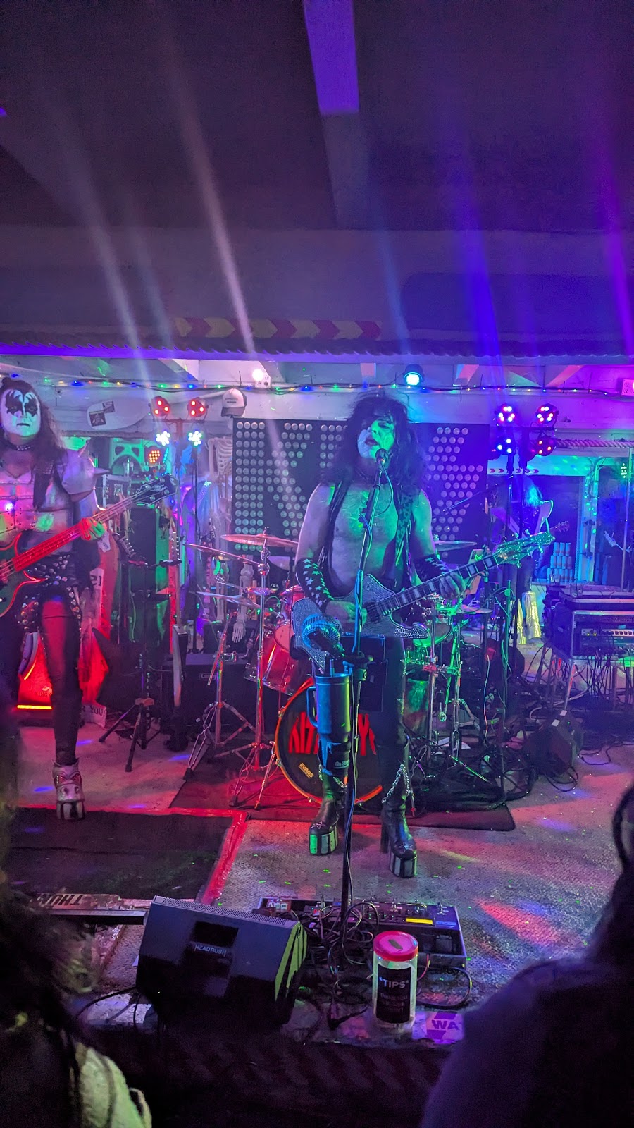 Live music inside a local bar